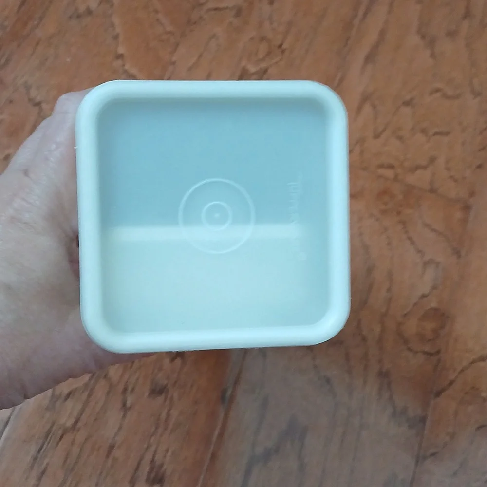 Tupperware Cheese Keeper Cracker Kitchen Storage Organization Beige Fridge